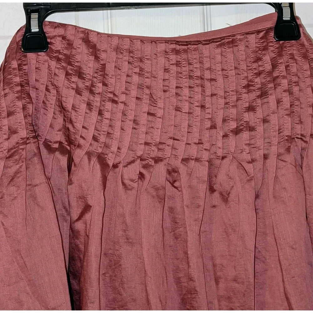 Future Collective Mauve Rose Smocked Midi Skirt Plus Size 18‎ Flowy NWOT